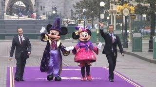 20th Anniversary Park Opening Ceremony with Fabienne Bergmans amp Salma Hayek at Disneyland Paris HD [upl. by Andrus949]