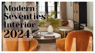 Modern 70s Interior Design 2024 A Colorful Touch of History [upl. by Genesa]