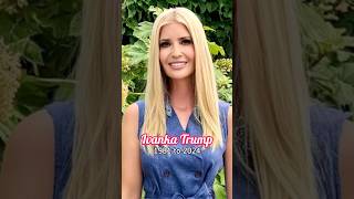 Ivanka Trump evolution from 1981 to 2024 [upl. by Aimaj586]