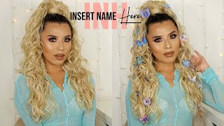 NEW INSERT NAME HERE INH CHLOE amp ALY PONYTAIL REVIEW  SERVING BADDIE VIBES [upl. by Nothsa]