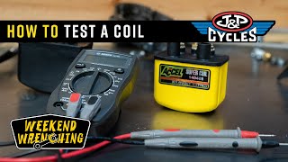 How to Test a Harley Davidson Coil  Weekend Wrenching [upl. by Cirederf909]