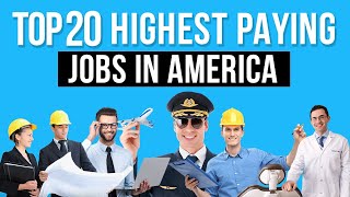 Top 20 Highest Paying Jobs In America [upl. by Aitnohs]