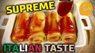 Easy Cannelloni from Lasagne Sheets  Supreme Italian Taste  Fast And Easy  Fit and Tasty [upl. by Chadabe]