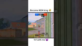 Become M24 king 🤴 tdm riza pubg shorts [upl. by Llereg]