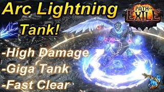 325 The Perfect Arc Lightning build is here Tank  High Damage  Path of Exile build [upl. by Schuh]