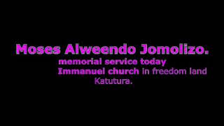 Jomos memorial service [upl. by Atnek]