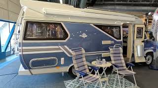 Old Hobby 600 Camper 1989 In Lahti Caravan Exhibition 2023 Finland camper caravan hobbycamper [upl. by Zoldi]