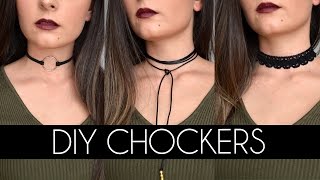 10 Chokers Fáciles de Hacer DIY albapetitec [upl. by Schnorr]