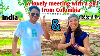 A lovely meeting with a girl from ColombiaIndiaampcolombia [upl. by Xineohp]