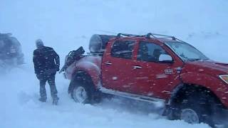 Stuck with the Top Gear Arctic Trucks Hilux [upl. by Ibrab]