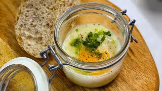 Coddled Egg With Mashed Potatoes Recipe Shorts [upl. by Eerased931]