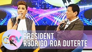 President Duterte does not believe in forever  GGV [upl. by Alyaj89]