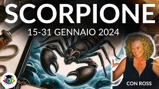 SCORPIONE GENNAIO 2024  LETTURA DEI TAROCCHI EVOLUTIVI [upl. by Brantley]