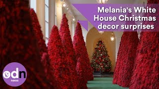 Melanias White House Christmas decor surprises again [upl. by Azilem792]