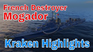 World of Warships French DD Destroyer Mogador Wows Gameplay Highlights [upl. by Luca857]