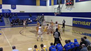 Hillcrest at Rothsay Boys Varsity Basketball  February 4th 2022 [upl. by Izak]