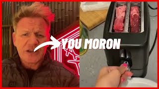 Gordon Ramsay Reacts To Tiktok Cooking Videos Part 2  Tiktok Compilations ramsayreacts [upl. by Gifferd]