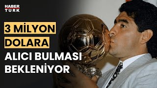 Maradonanın altın topu satılacak [upl. by Nortal]