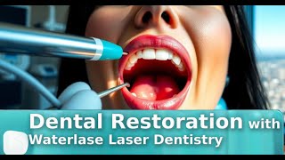 Dental Restoration with Waterlase Laser Dentistry  Dental Health Hub [upl. by Idnam495]