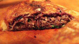 Short Ribs Pickled Red Onion Blackberry Jam Gruyere Grilled Cheese [upl. by Yenffit179]