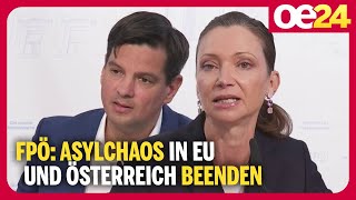 FPÖ Asylchaos in EU und Österreich beenden [upl. by Terri]