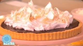 How to Make a Chocolate Ganache Tart  Martha Stewart [upl. by Neesay591]