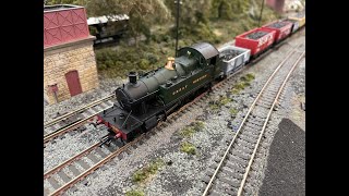 Bachmann Great Western DCC Sound Fitted Prairie Tank 4539  176 Model Railway Layout Goathland NYMR [upl. by Kaylyn]