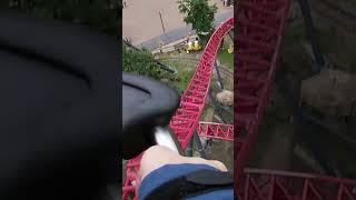 DYNAMITE in plohn with 44G fy rollercoaster fast looping dynamite red bigdippercoaster [upl. by Amri310]