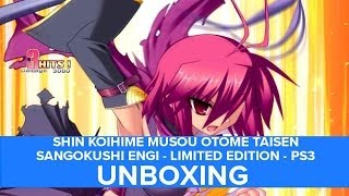 Shin Koihime Musou Otome Taisen Sangokushi Engi Limited Edition  PS3  Unboxing [upl. by Ardnoel]