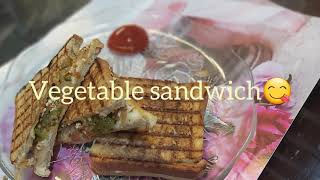 Vegetable Paneer Sandwich  Bread ka healthy Breakfast  Bread ka nashta [upl. by Feodore]