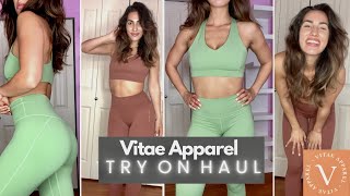 VITAE APPAREL TRY ON HAUL amp REVIEW  Down to Earth Collection amp Spring to Action Drop [upl. by Nnylyrehc]