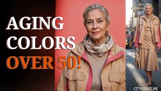 AGING COLORS How to Avoid and Choose Flattering Shades After 50 Ultimate Guide FALL 2024 [upl. by Aaren]