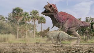 The Carnotaurus Attack no background music  Disney’s Dinosaur [upl. by Puklich]