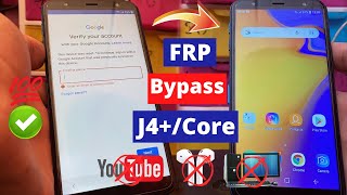 Samsung J4 Plus J415f FRP BYPASS Android 9 Without PC New Method 2024 [upl. by Roseline106]