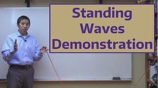 Standing Waves Demonstration [upl. by Akimahc]