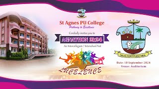 ST AGNES PU COLLEGE  AGNATHON 2K24 LUCELENCE [upl. by Peder]