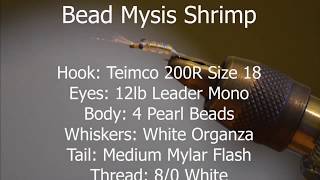 Bead Mysis Shrimp Fly Tying [upl. by Selene136]