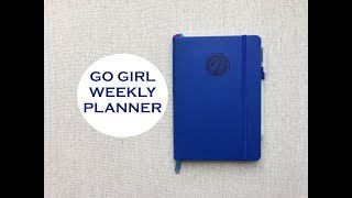 GO GIRL WEEKLY PLANNER  Small amp Lightweight [upl. by Hartman]