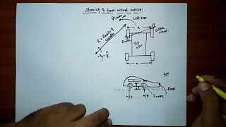 STABILITY OF FOUR WHEEL VEHICLE TO TAKE TURN [upl. by Hajin879]