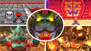 Evolution of Bowsers Castle in Mario Kart 19922017 [upl. by Eimaj]