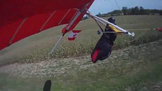 Hang glider winchtow takeoffs [upl. by Reprah680]