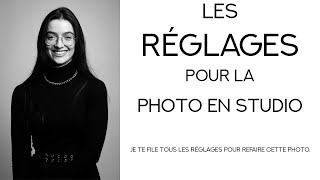 Je te donne TOUS mes REGLAGES pour refaire cette photo en studio [upl. by Yevoc329]