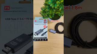 USB Type C 31 to HDMI Converter Kabel MHL HP ke TV 4K 18M PX MHA4K60 [upl. by Ame]