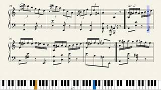 Paganini  Caprice No24  Piano  By Your Piano Scores [upl. by Oyr377]