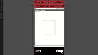 How to create office 2d plan in AutoCAD 2023 [upl. by Alhak]