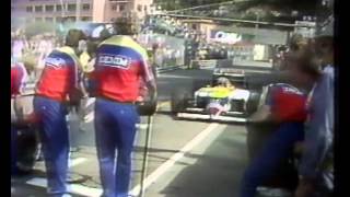 Ayrton Senna első győzelme Monte Carloban 1987 [upl. by Bocock180]