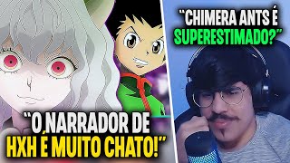 MELHOR ARCO SHOUNEN AIZEN CRITICA CHIMERA ANTS DE HUNTER X HUNTER  Cortes do Michi [upl. by Ellevart894]