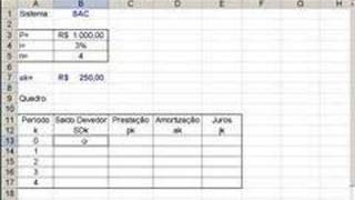 Sistema SAC de Amortização [upl. by Audsley]