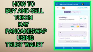 PAANO BUMILI NG TOKEN KAY PANCAKESWAP USING TRUST WALLET STEP BY STEP GUIDE [upl. by Aicital61]