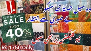 J Junaid Jamshed Defence Day Sale 40 OFF  j sale 2024 [upl. by Lauritz]